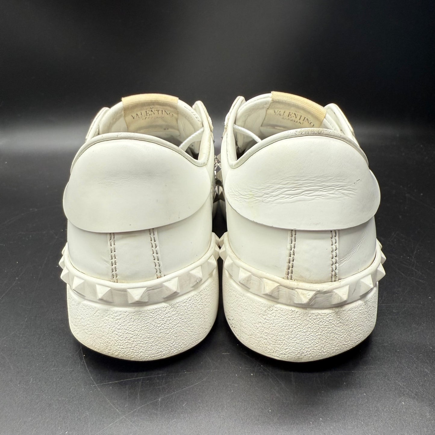 Valentino Open - Blanc Paillette Argenté