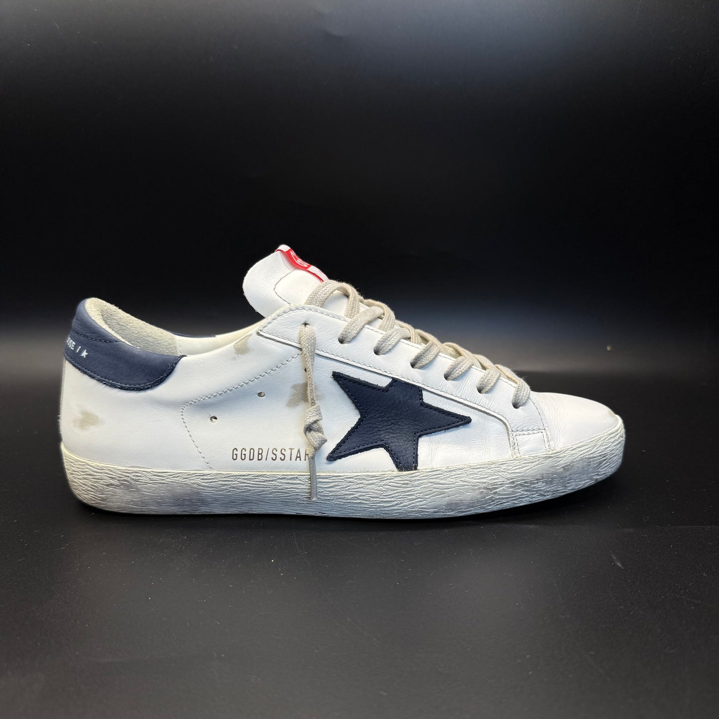 Golden Goose Superstar - Blanc/Bleu marine◼️