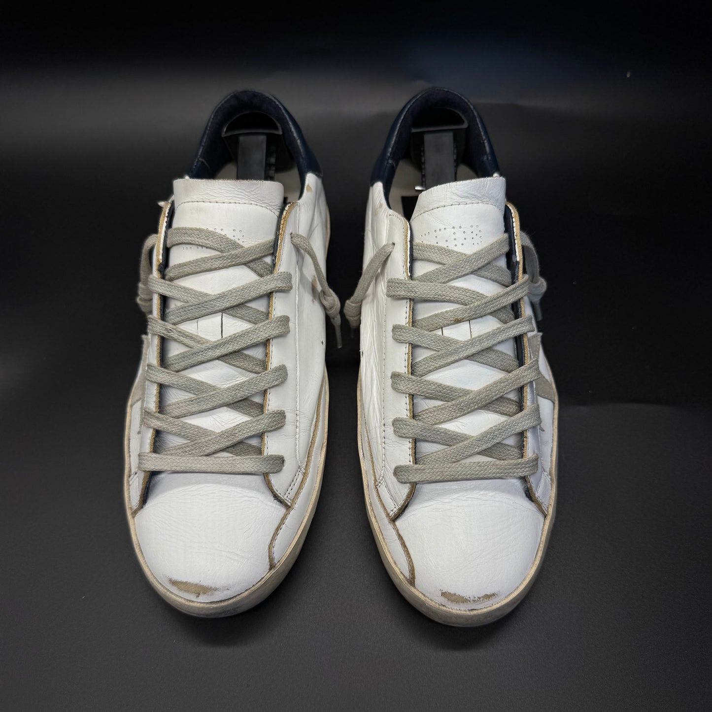 Golden Goose Superstar - Blanc/Bleu marine ◼️
