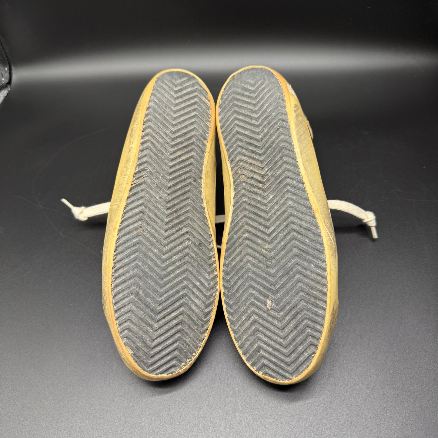 Golden Goose Superstar - Paillette Or Blanc