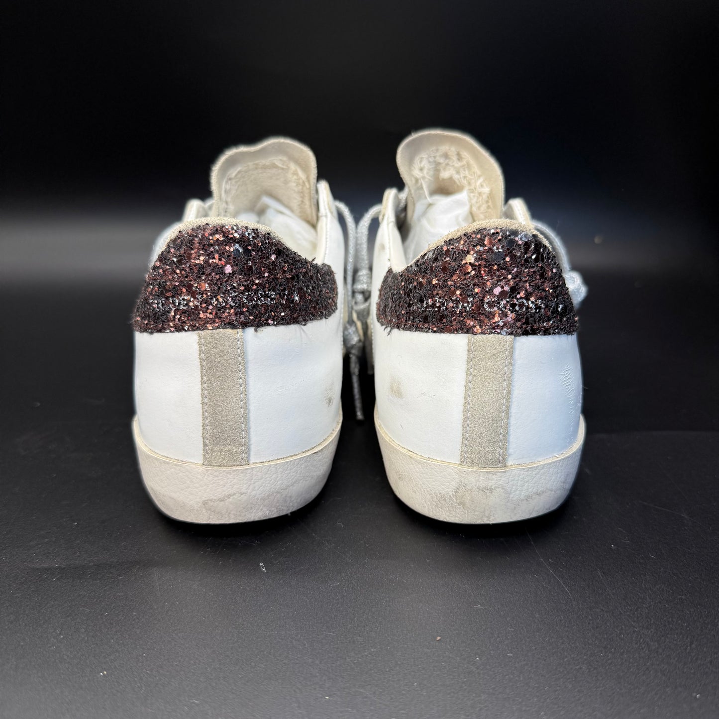 Golden Goose Superstar - Blanc/Rose/Pailettes ◼️