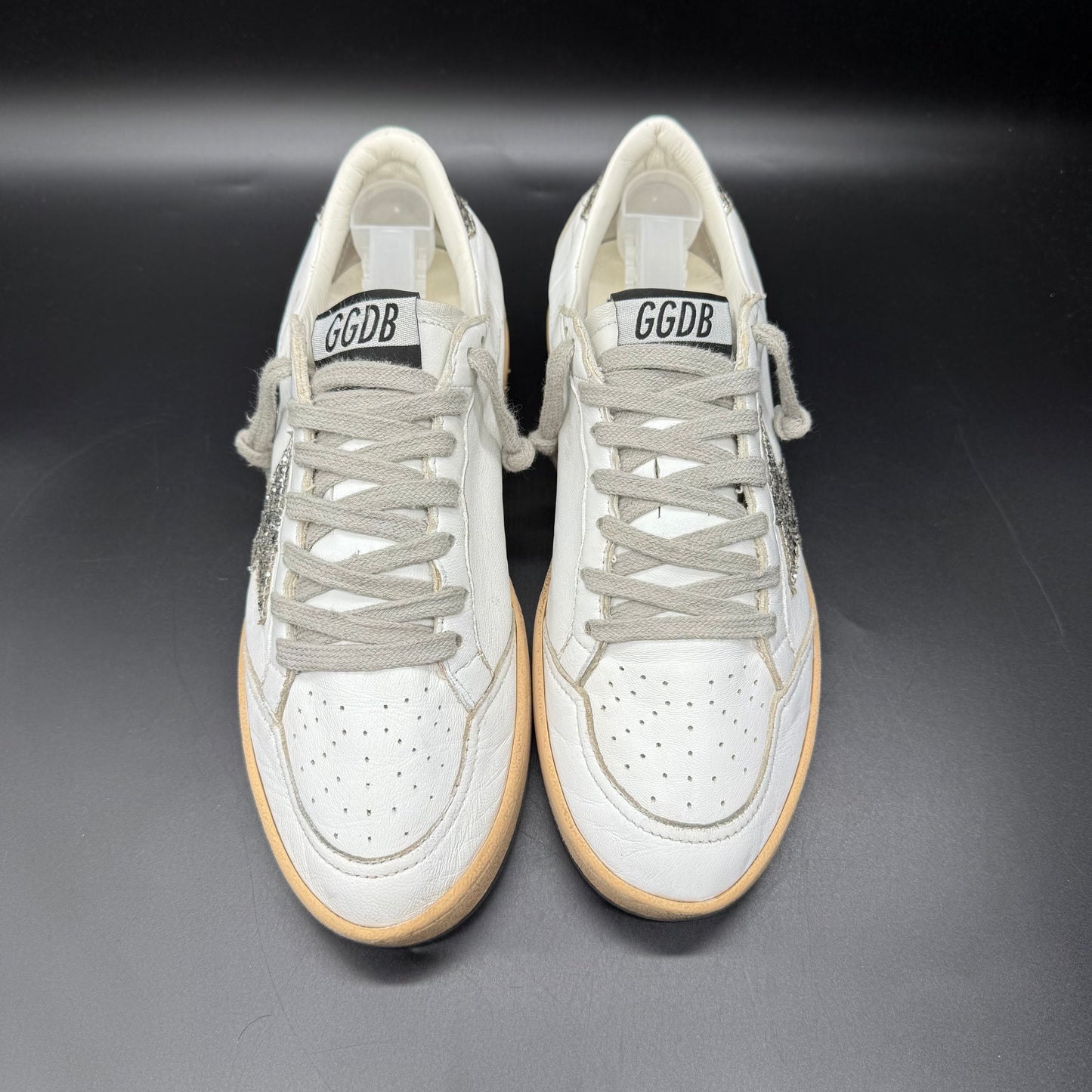 Golden Goose Ballstar - Blanc Argenté