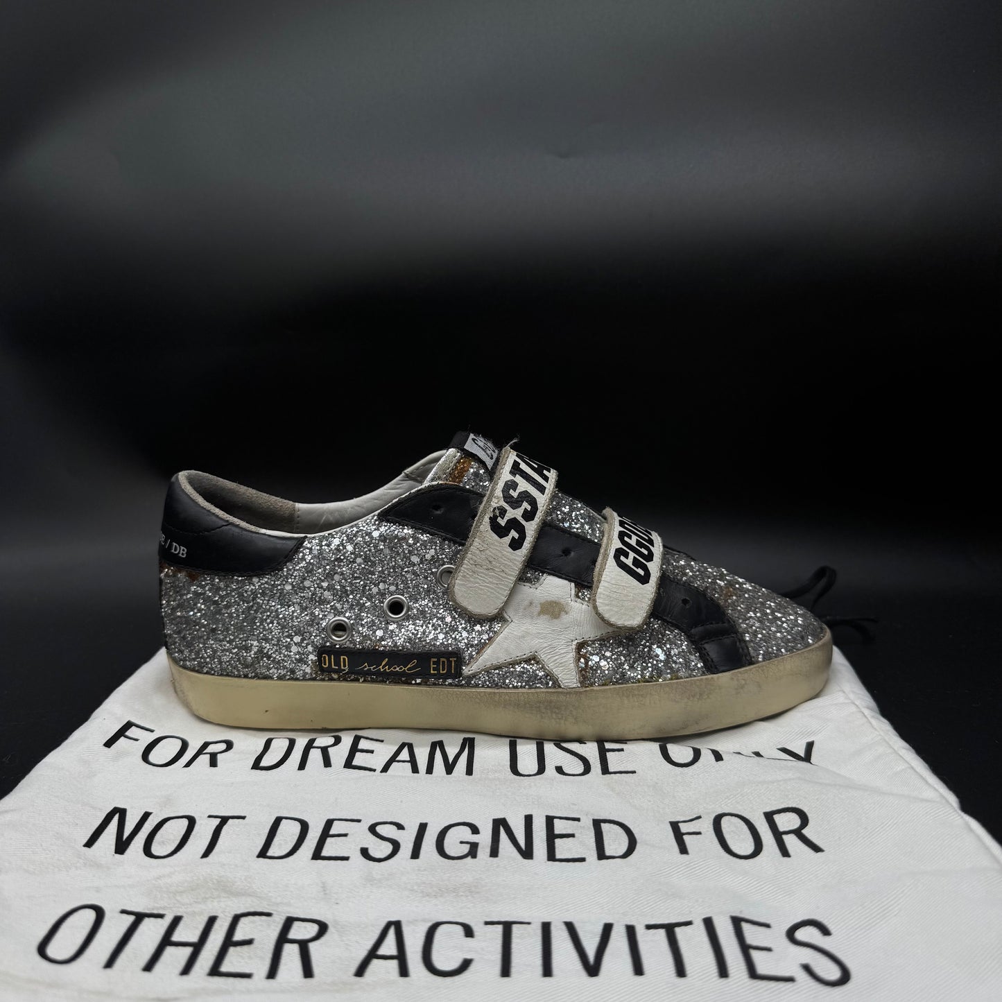 Golden Goose Old School - Argent/ Paillettes ▫️