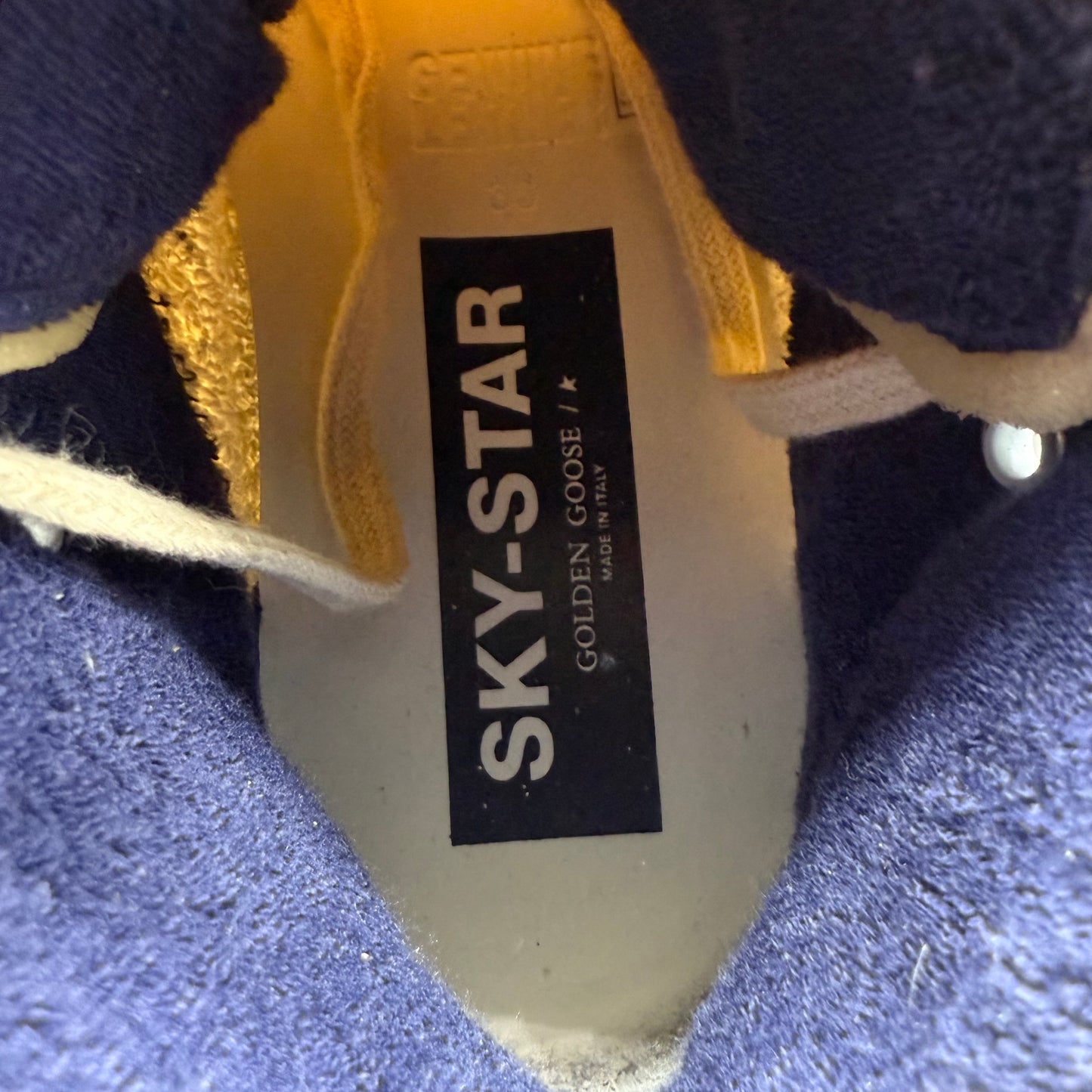 Golden Goose Sky-Star - Beige Bleu