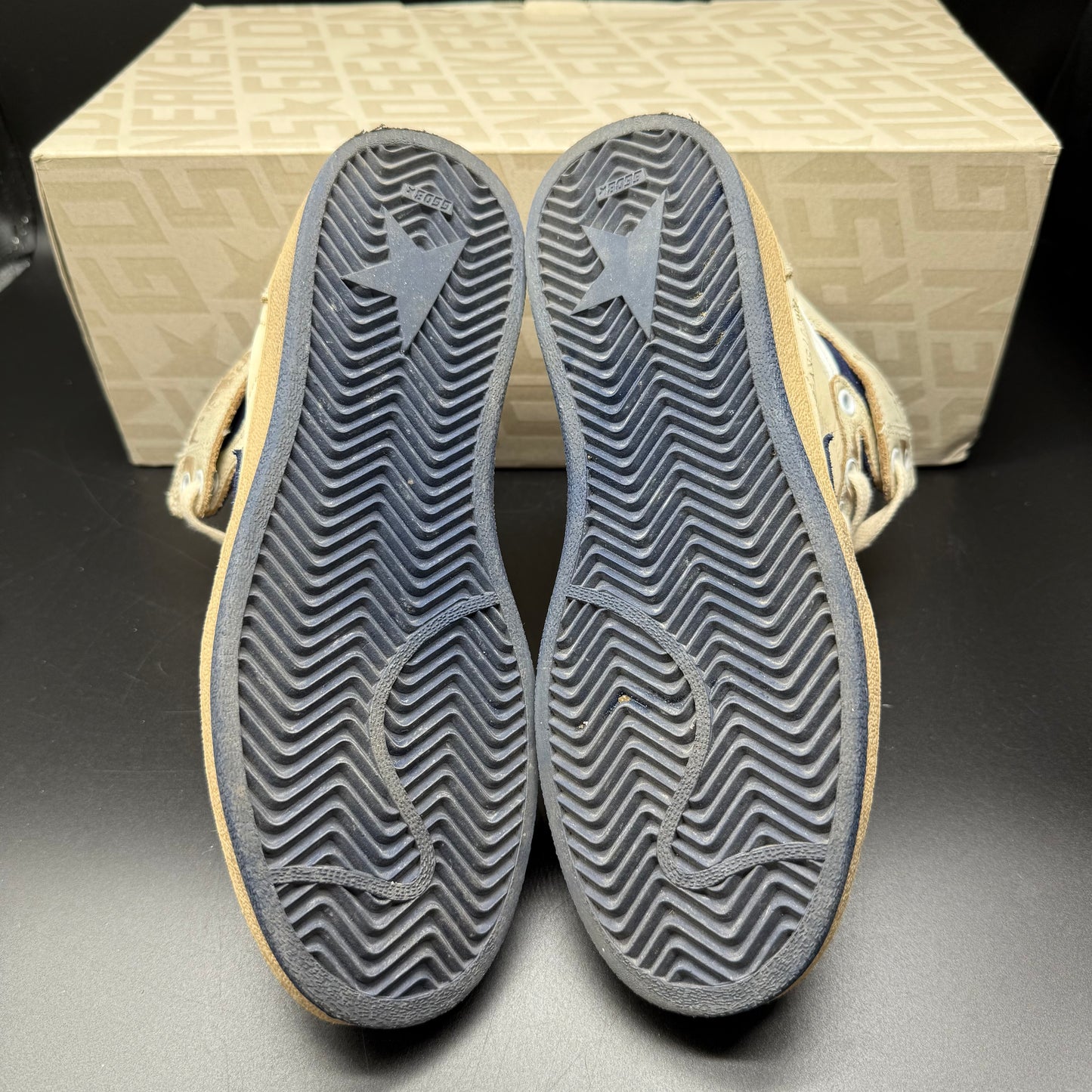 Golden Goose Sky-Star - Beige Bleu