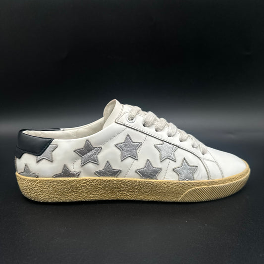 Saint Laurent Court - Blanc Noir Argent C1297