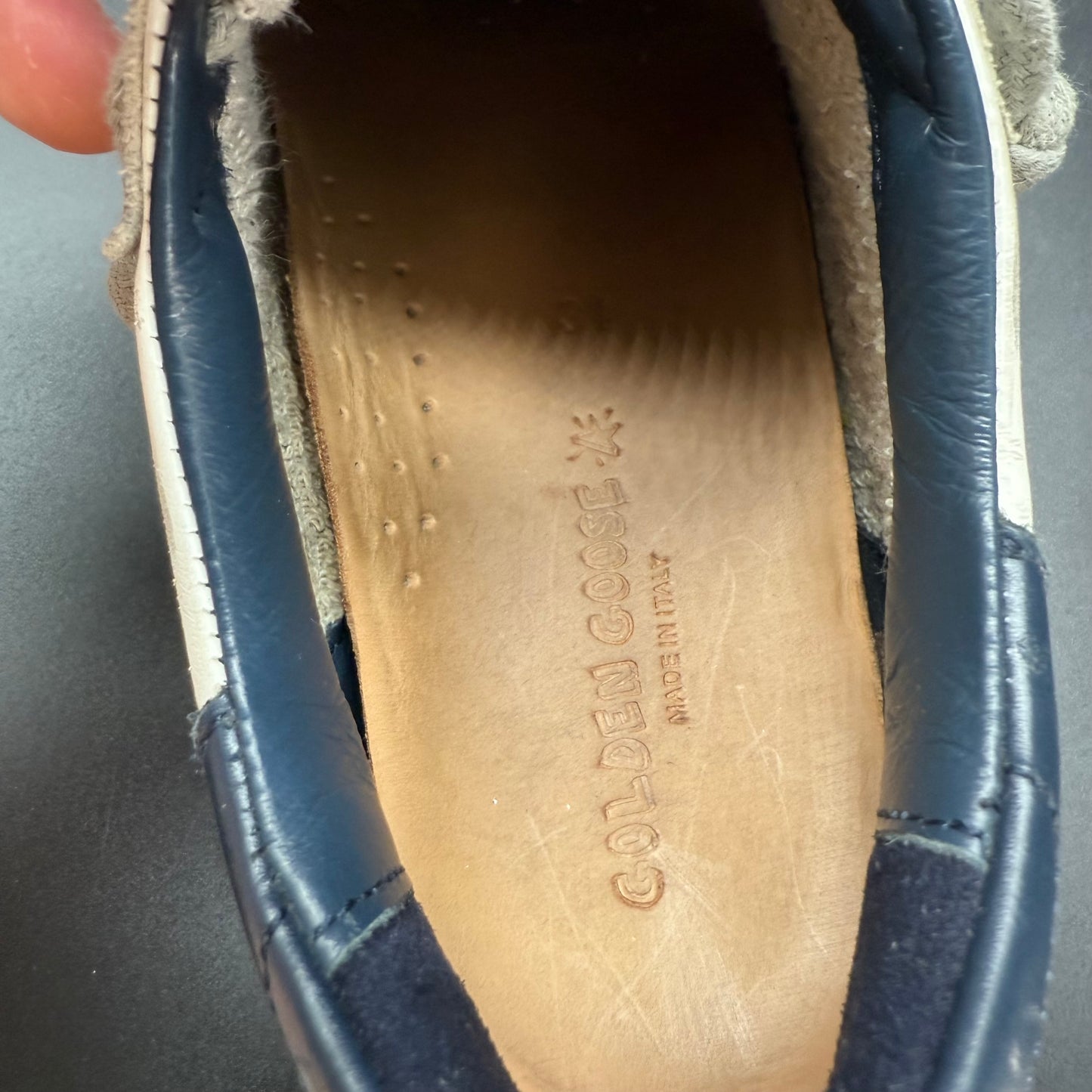 Golden Goose Superstar - Bleu Marine Blanc