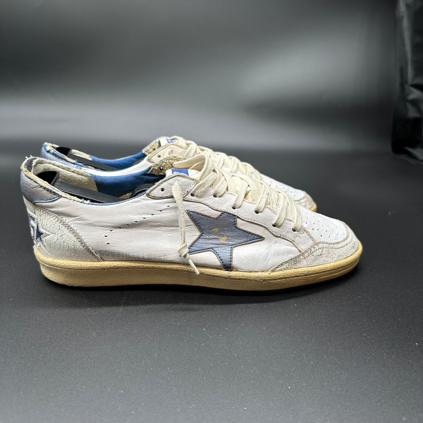 Golden Goose BallStar - Blanc/ Bleu ▪️