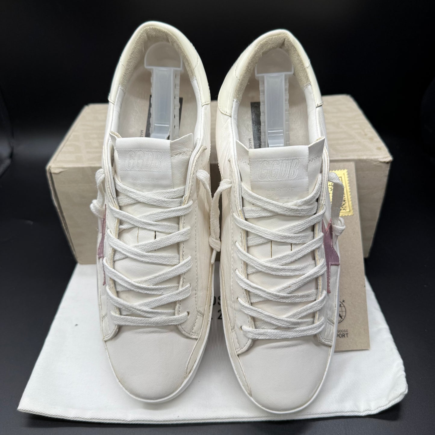 Golden Goose Superstar - Blanc Rose Brillant