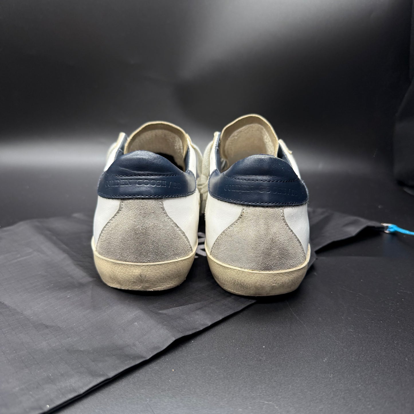 Golden Goose Superstar - Blanc/Bleu marine ◼️