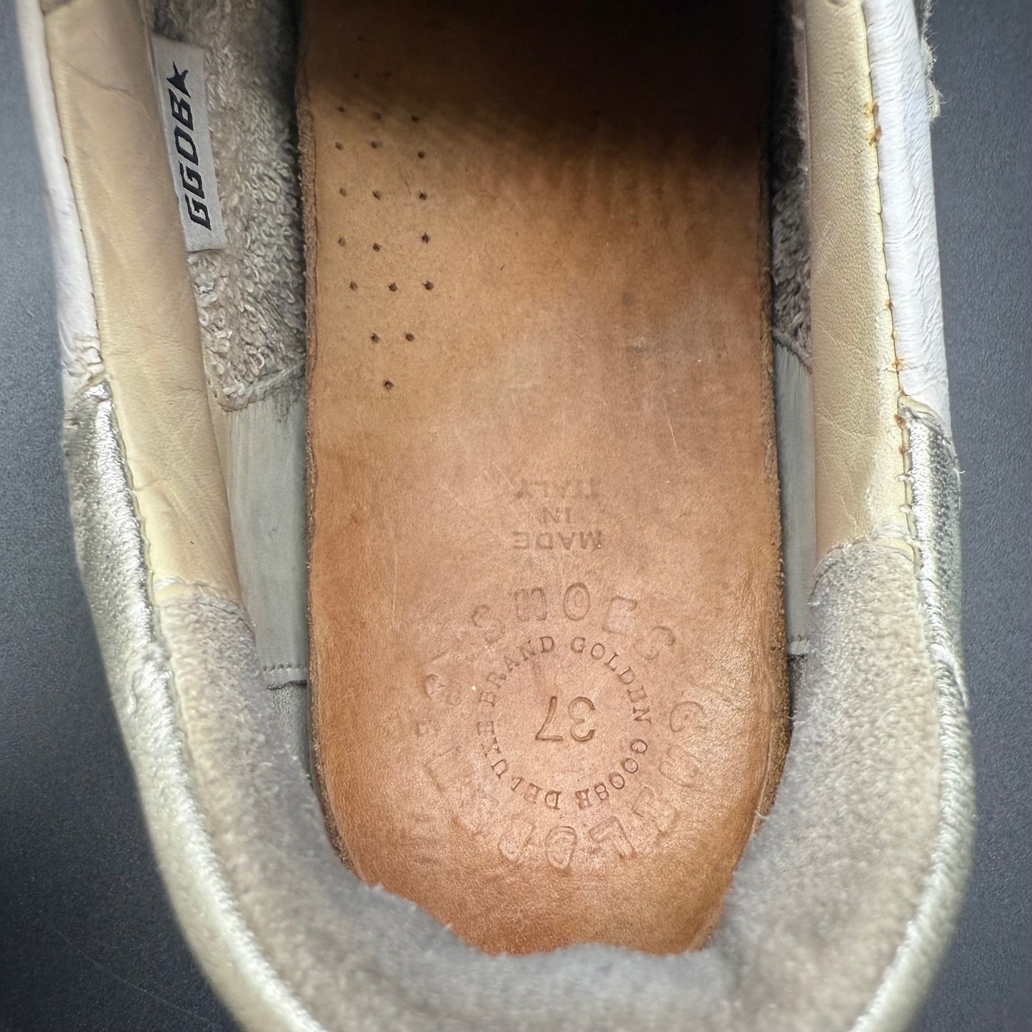 Golden Goose Superstar - Blanc Argent