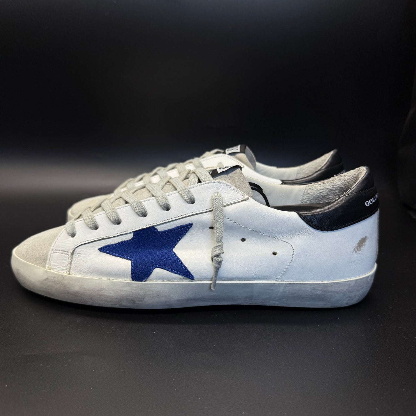 Golden Goose Superstar - Blanc/Bleu ◼️
