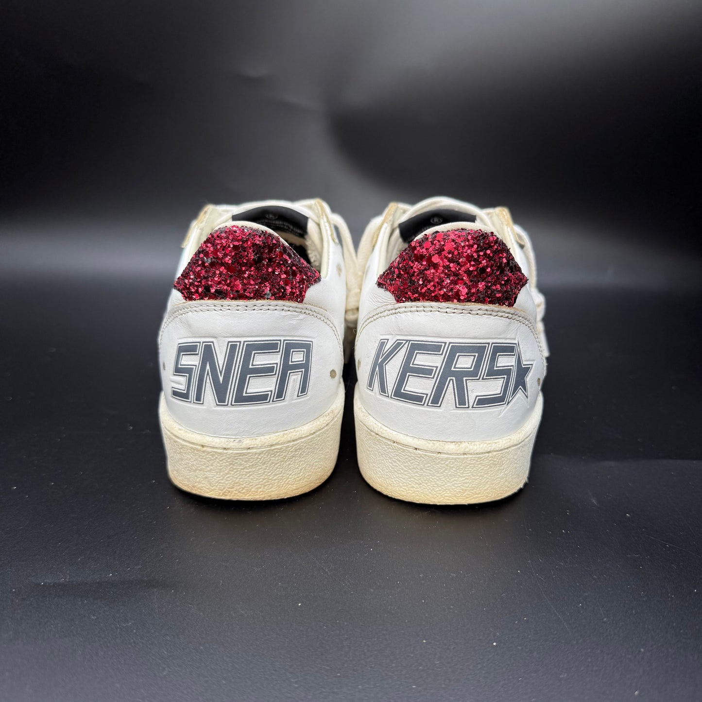 Golden Goose Ballstar - Noir/Blanc/Pailettes ◾️