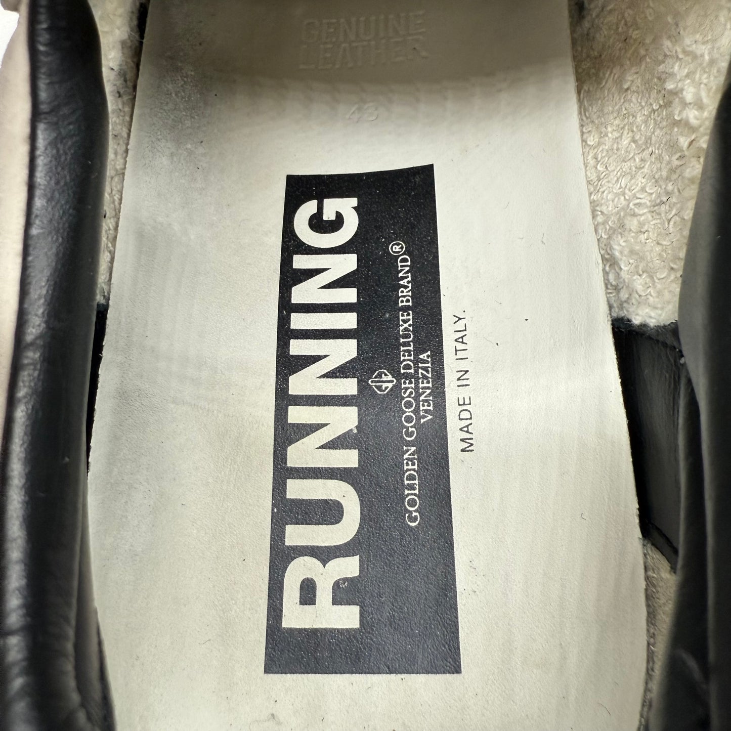 Golden Goose Running - Gris Blanc