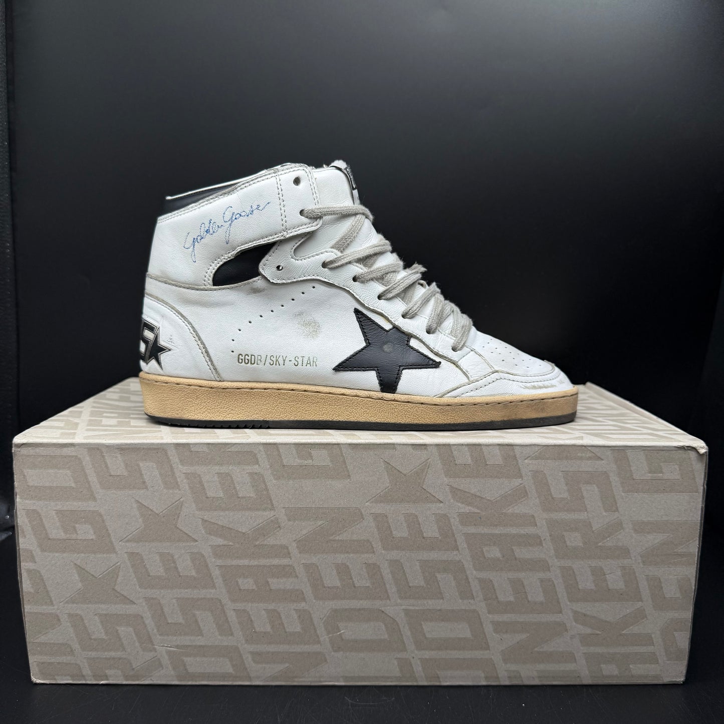 Golden Goose Sky-Star - Blanc Noir