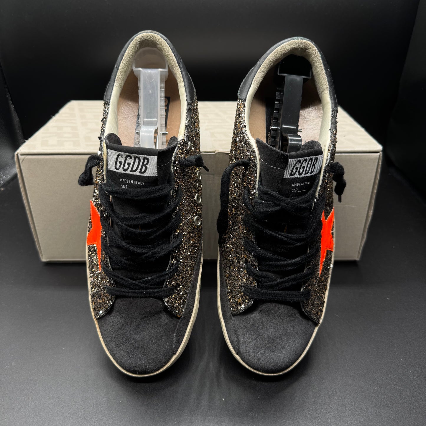 Golden Goose Superstar - Paillettes/ Orange