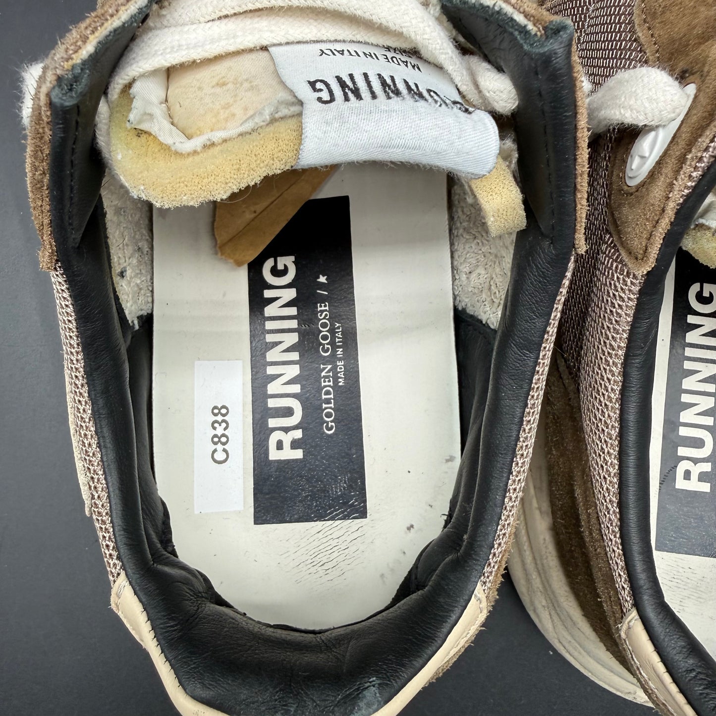 Golden Goose Running - Marron Beige C838