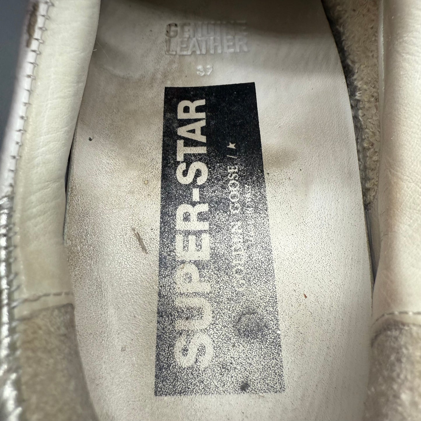 Golden Goose Superstar - Blanc Argenté