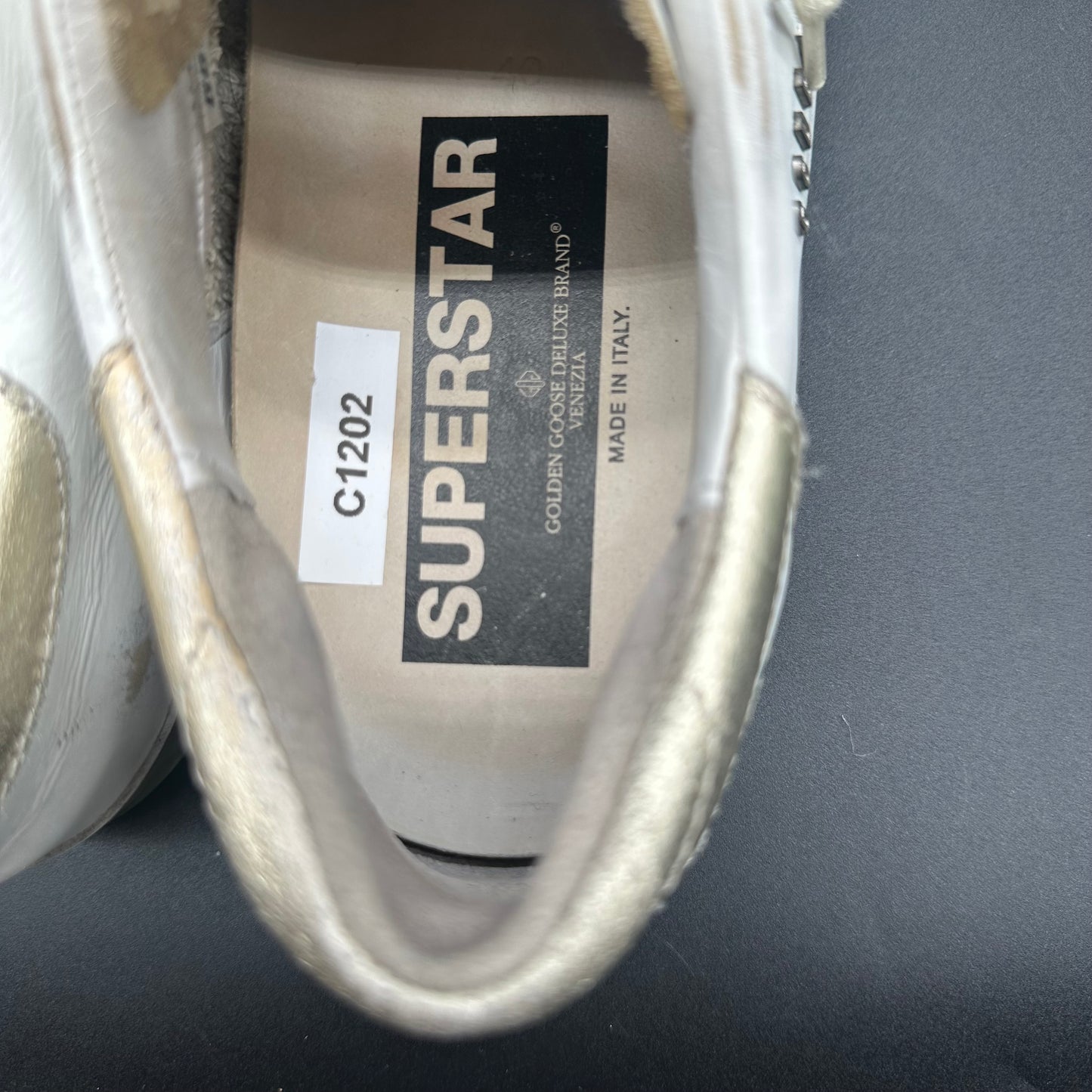Golden Goose Superstar - Blanc Or C1202