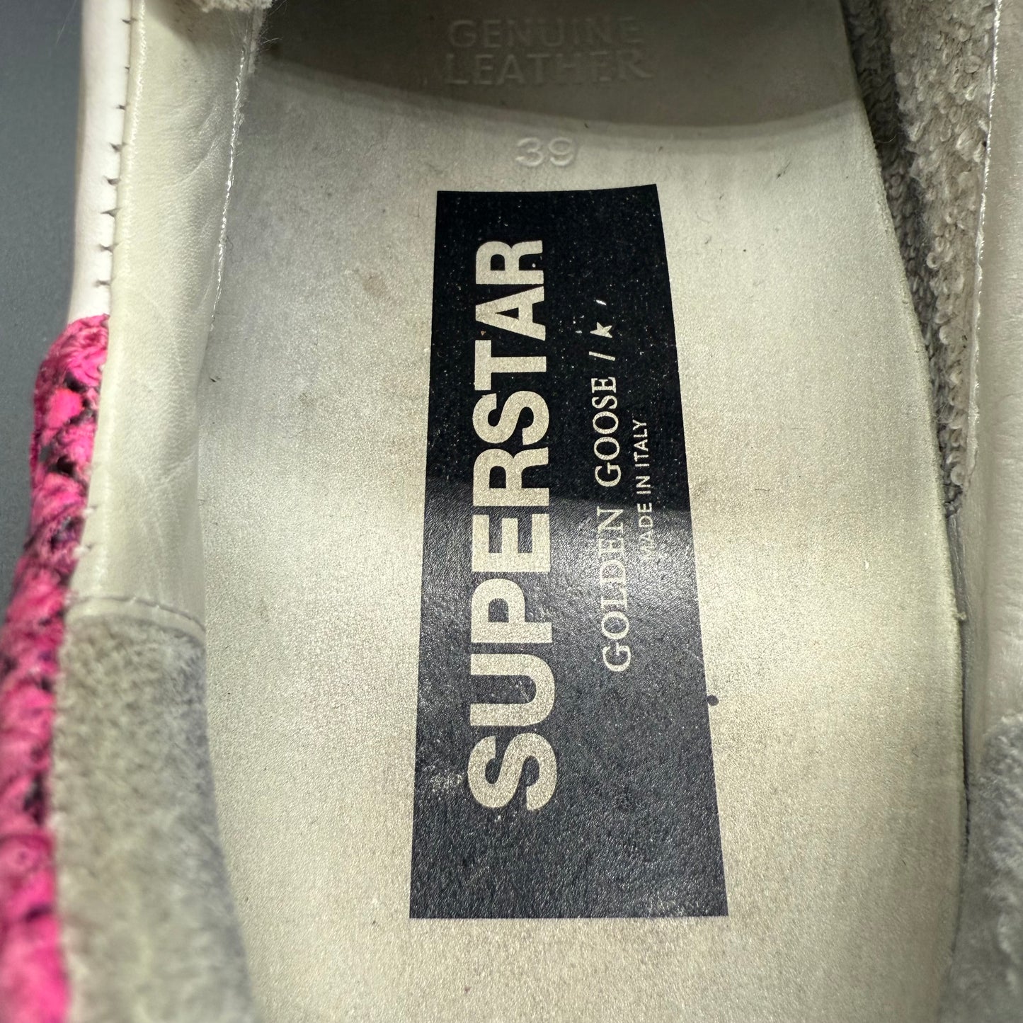 Golden Goose Superstar - Rose Paillette Noir