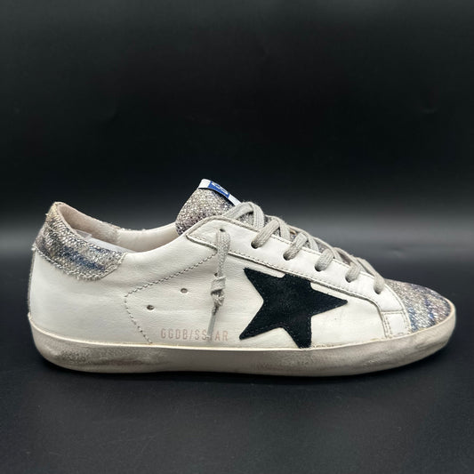 Golden Goose Superstar - Blanc Violet Paillettes C1259