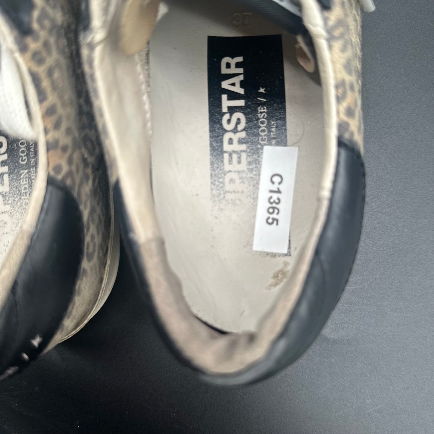 Golden Goose Superstar - Léopard Noir C1365
