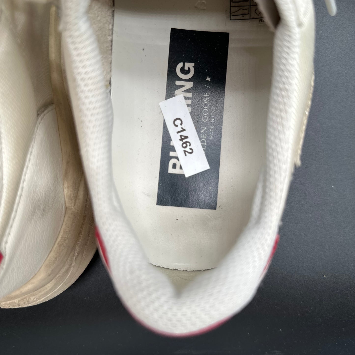 Golden Goose Running - Blanc Rouge Beige C1462