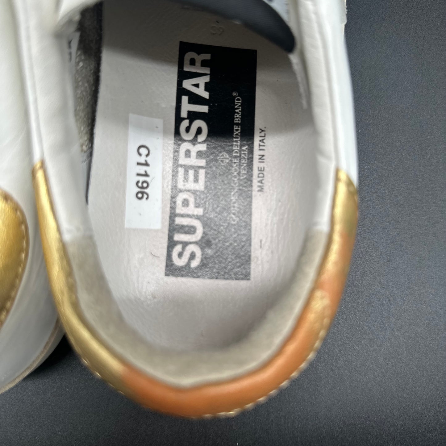 Golden Goose Superstar - Blanc Beige Or C1196