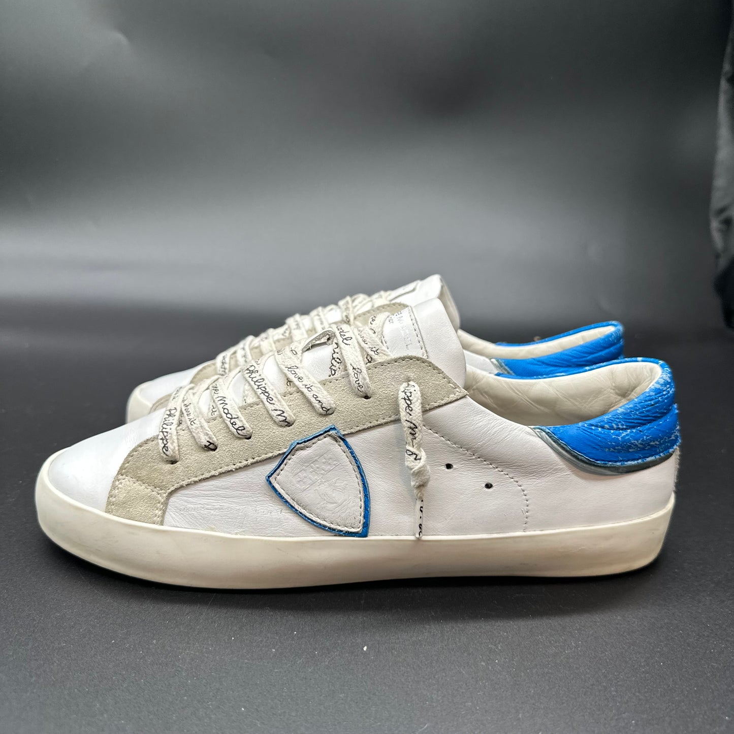 Philippe Model - Blanc/Bleu ◾️
