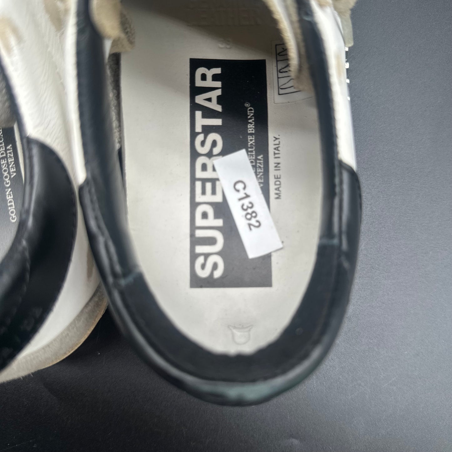 Golden Goose Superstar - Blanc Noir Beige C1382