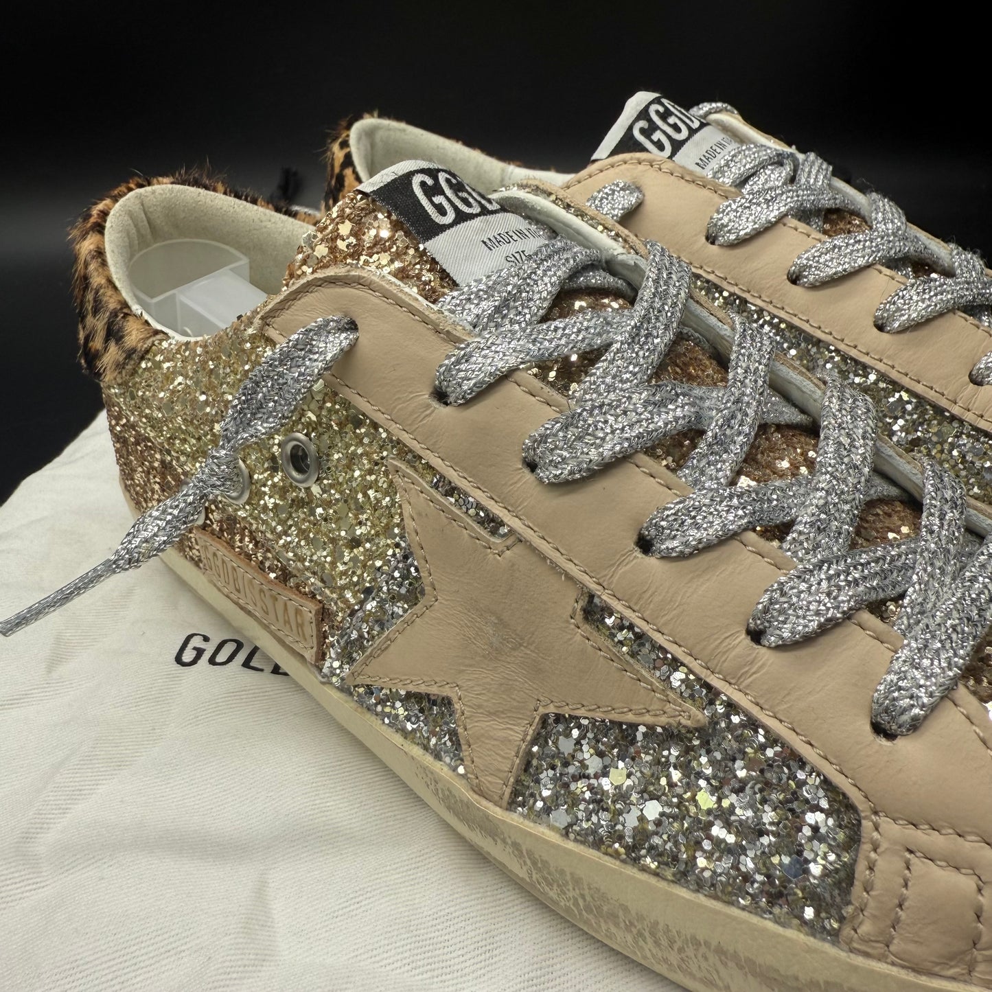 Golden Goose Superstar - Paillette Léopard