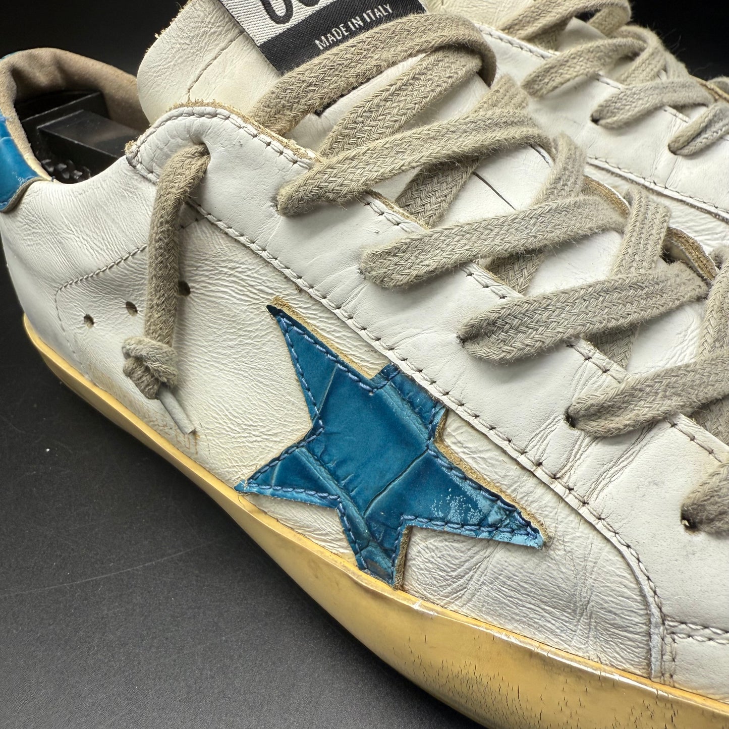 Golden Goose Superstar - Blanc Bleu