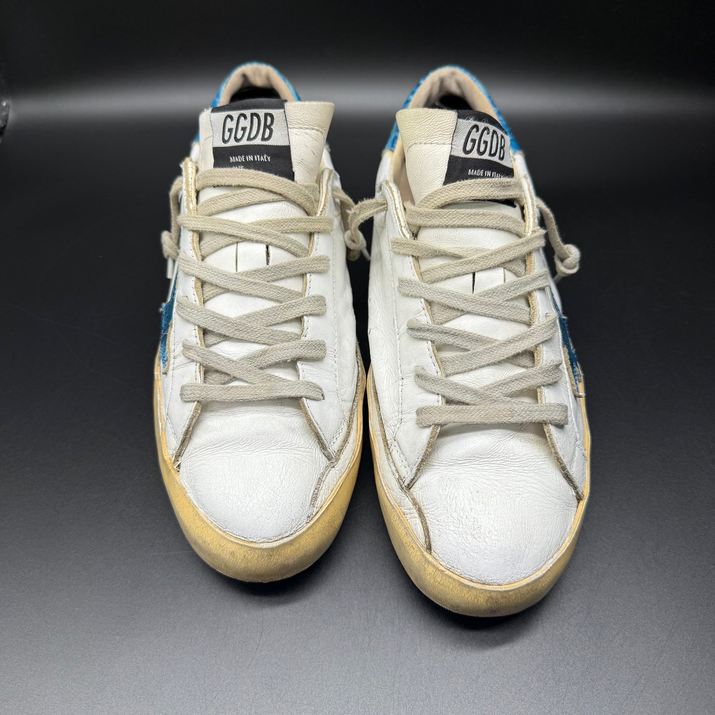 Golden Goose Superstar - Blanc Bleu