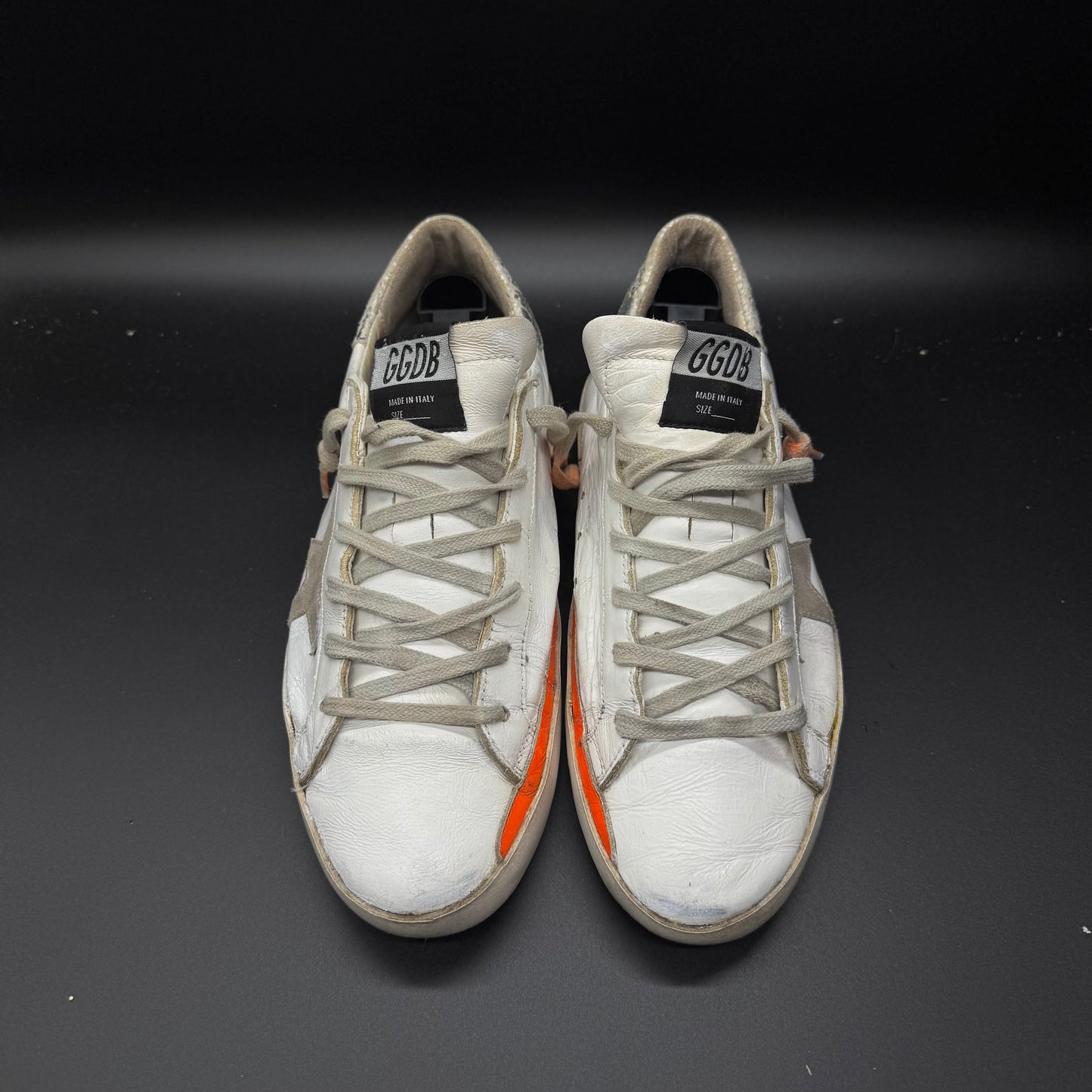 Golden Goose Superstar - Blanc/ Orange