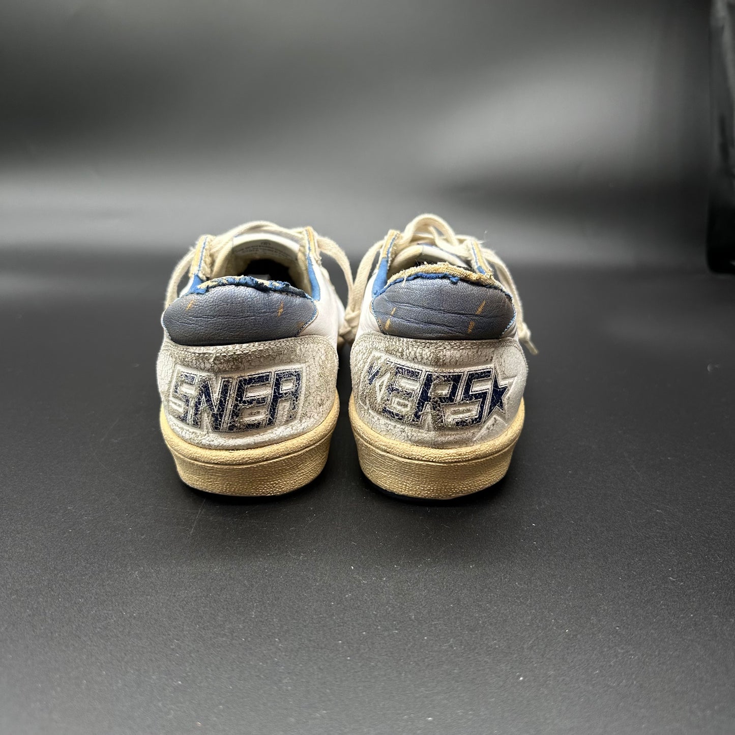 Golden Goose BallStar - Blanc/ Bleu ▪️