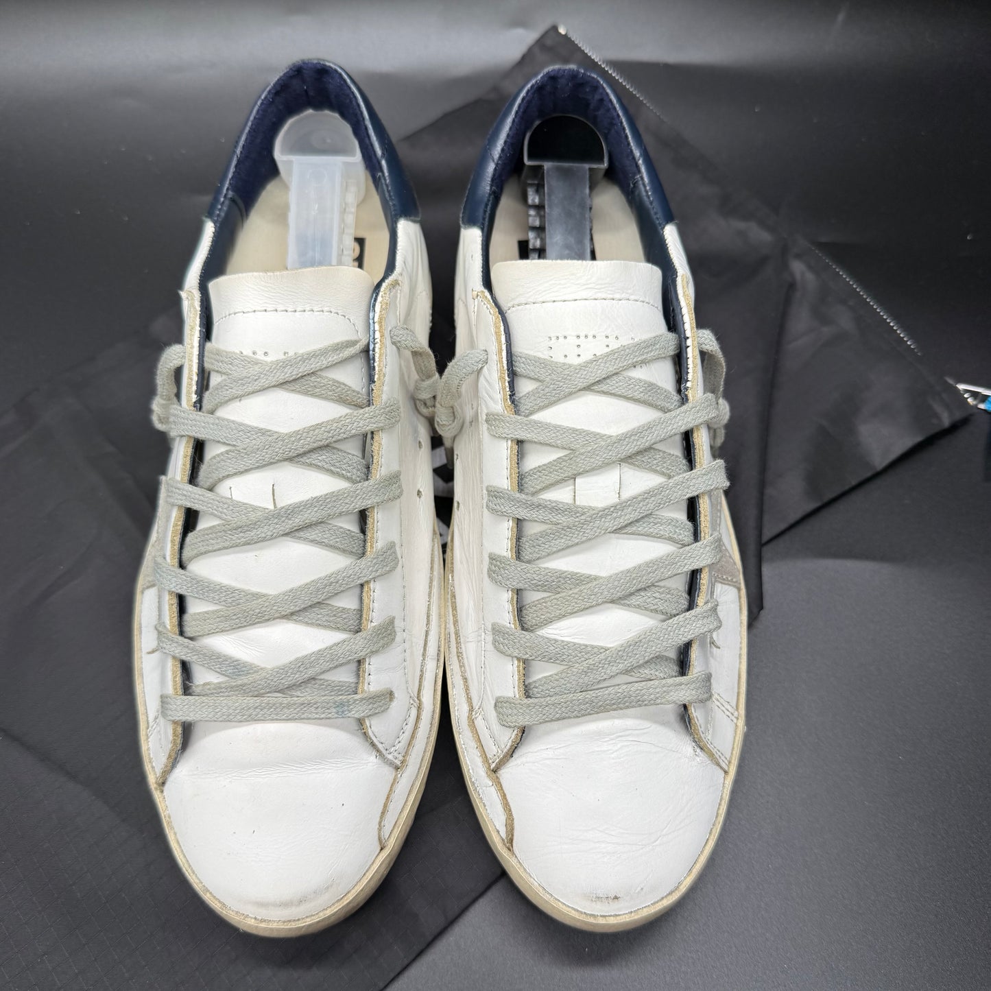 Golden Goose Superstar - Blanc/Bleu marine ◼️