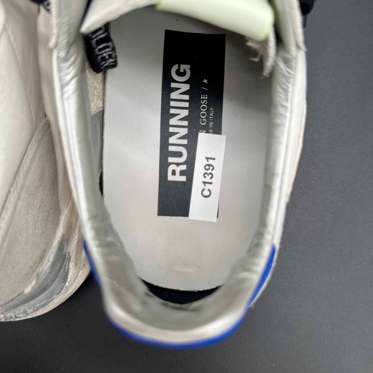 Golden Goose Running - Beige Noir Bleu C1391