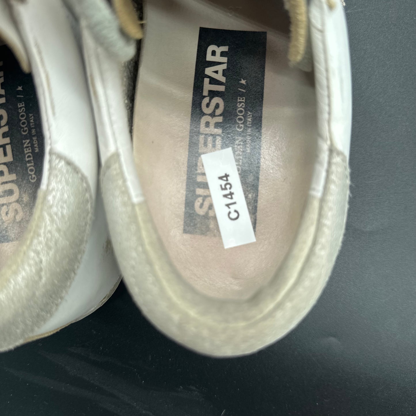 Golden Goose Superstar - Blanc Argent Beige C1454