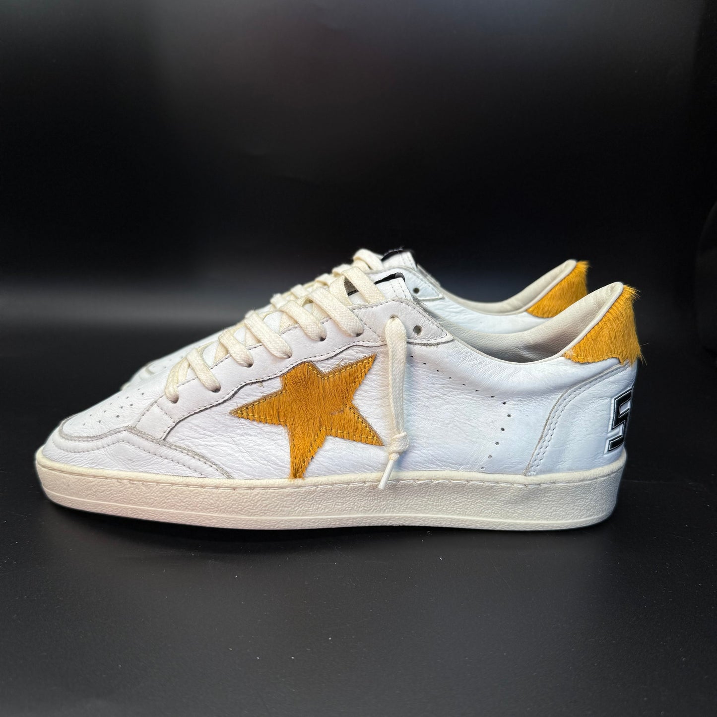 Golden Goose Ballstar - Blanc/Jaune◾️