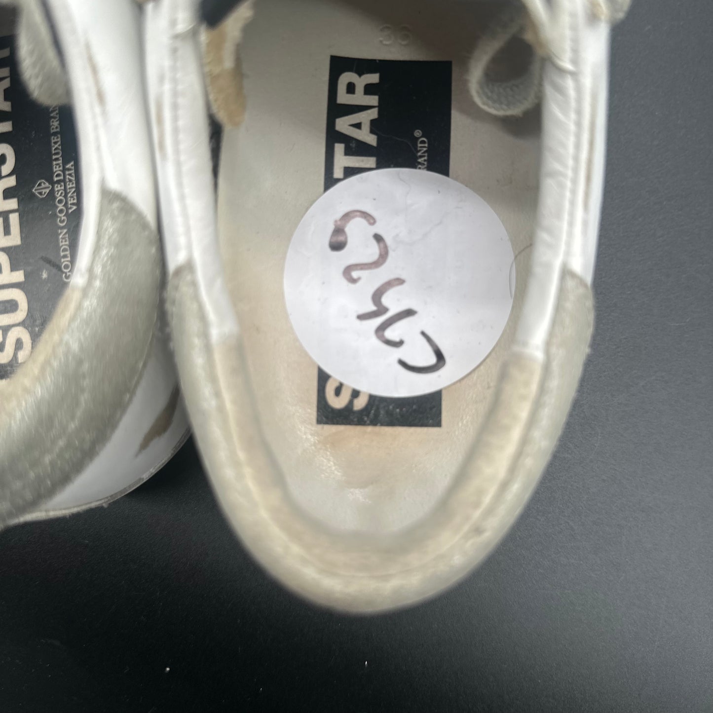 Golden Goose Superstar - Blanc Argent C1429