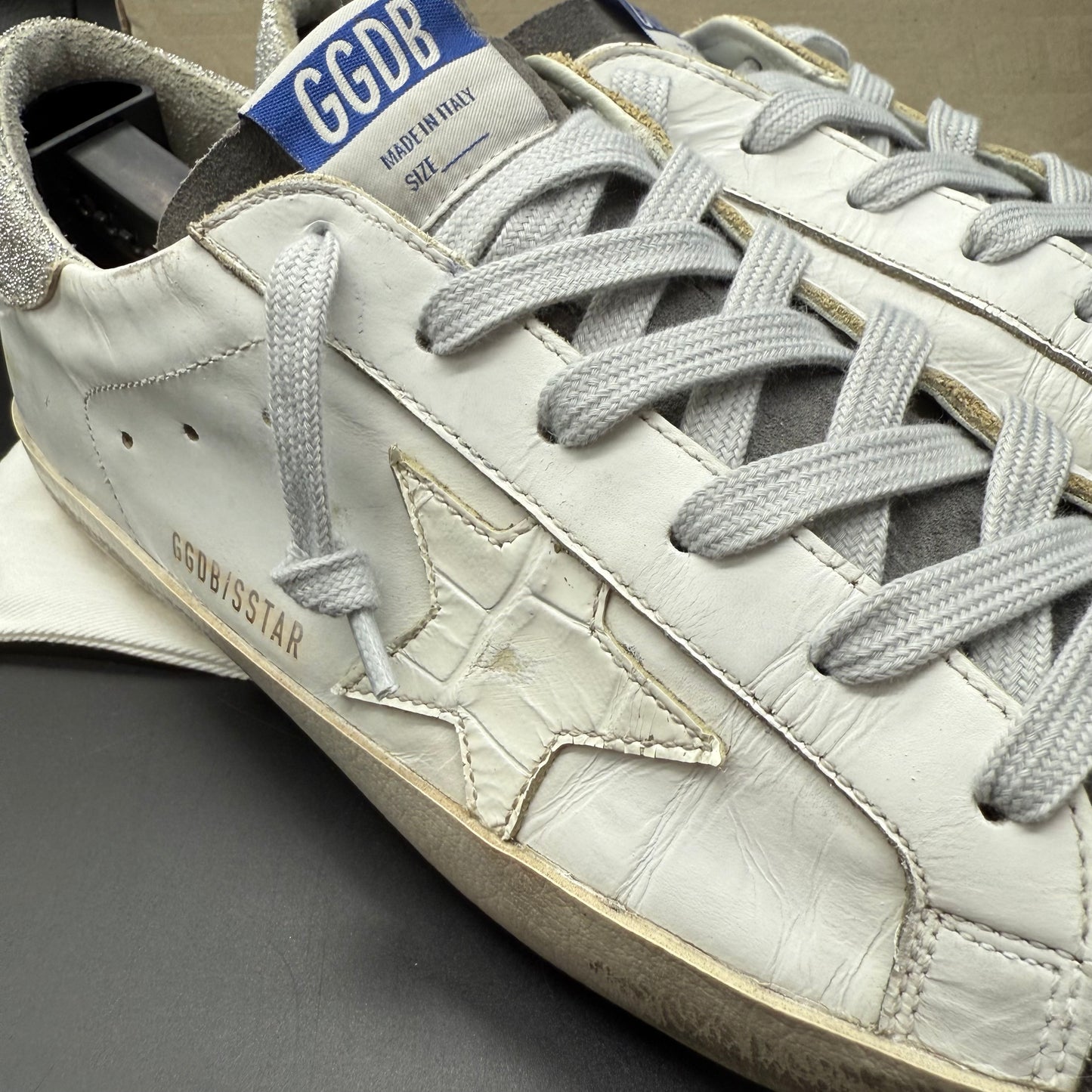 Golden Goose Superstar - Swarovski Blanc Gris
