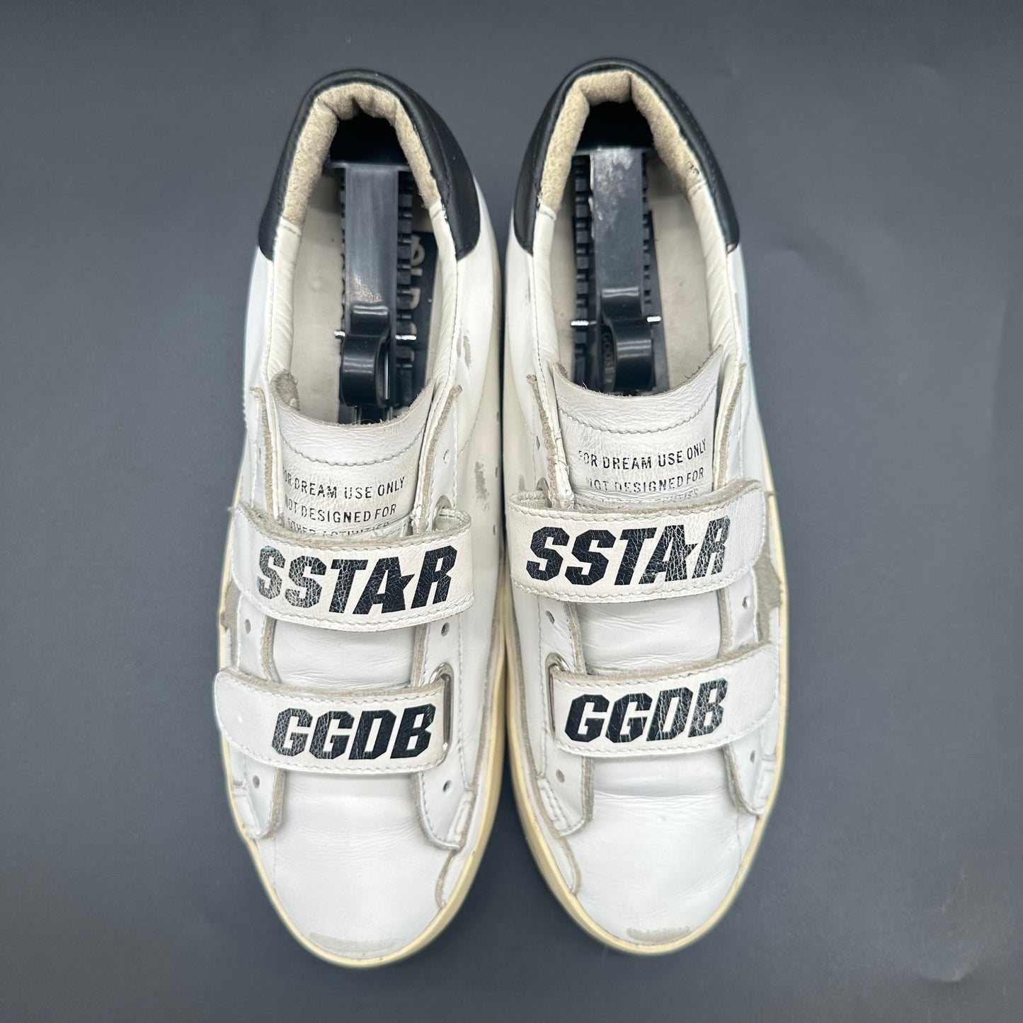 Golden Goose Old-School - Blanc Noir Beige C1295