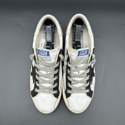 Golden Goose Superstar - Blanc Noir Argent K41