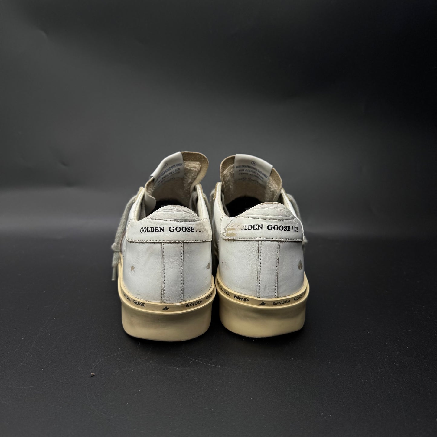 Golden Goose Hi Star - Blanc/ Or ▫️