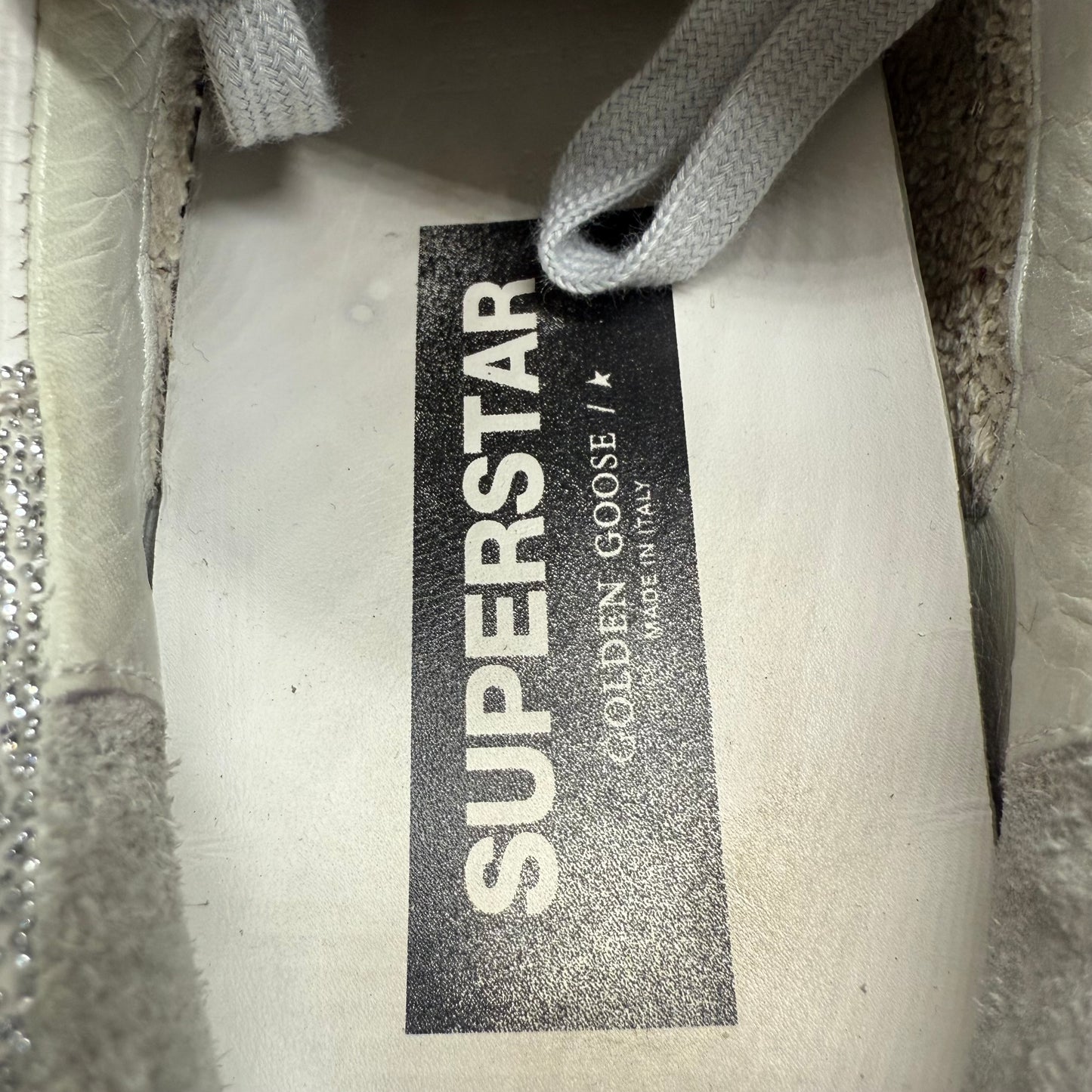 Golden Goose Superstar - Swarovski Blanc Gris
