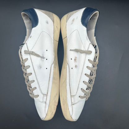 Golden Goose Superstar - Blanc Bleu Zèbre C1253