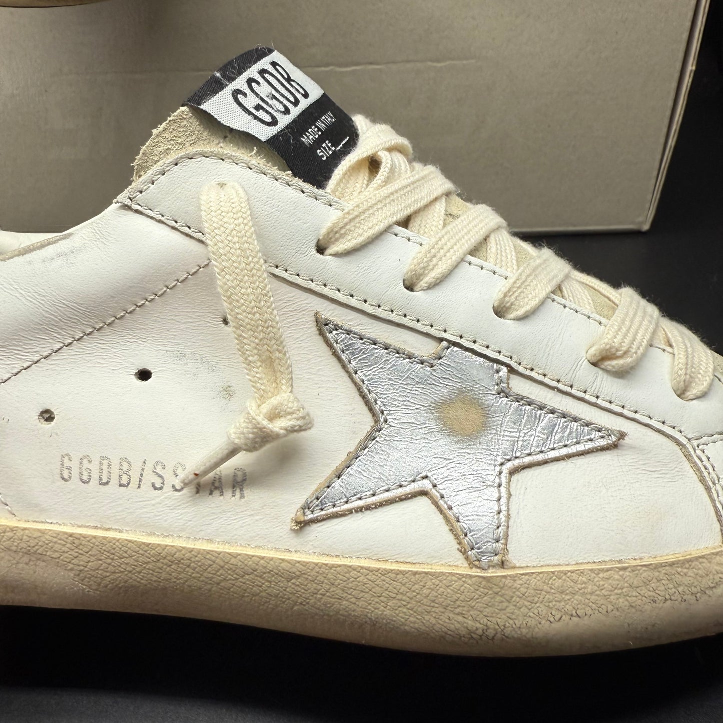 Golden Goose Superstar - Beige Argenté