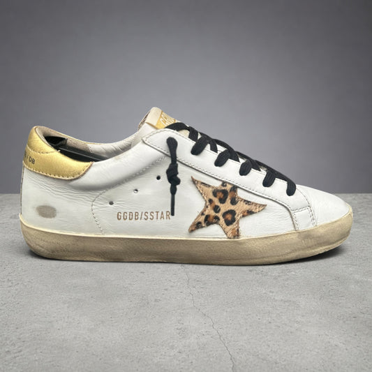 Golden Goose Superstar - Blanc Léopard Or C1153