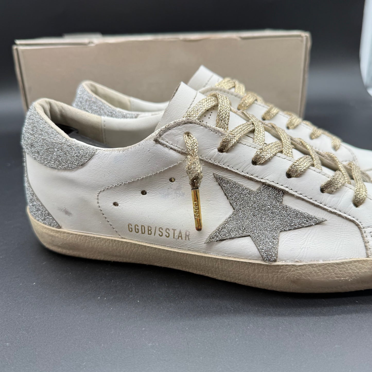 Golden Goose Superstar - Swarovski Argent Blanc C1294