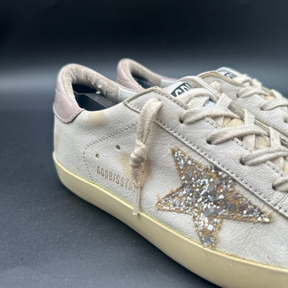 Golden Goose Superstar - Blanc Rose Paillettes C1359